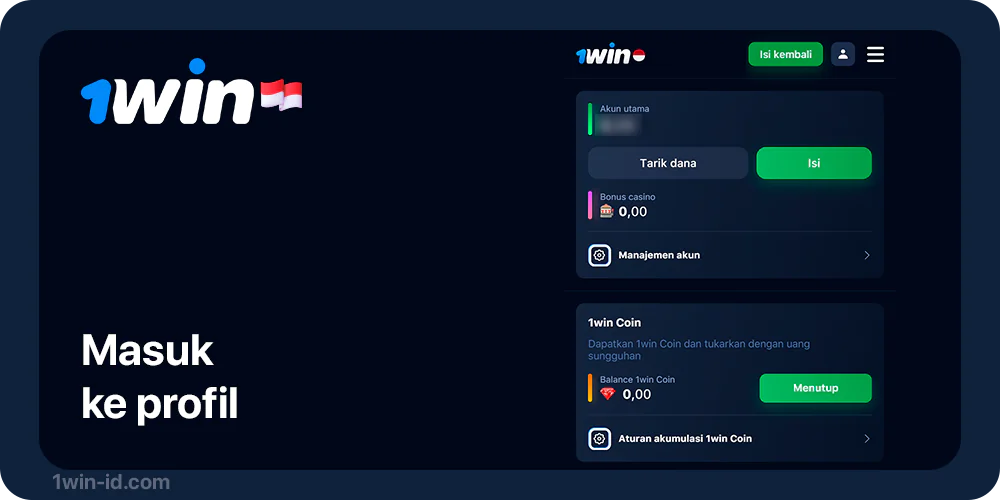 Buka Profil 1Win Indonesia