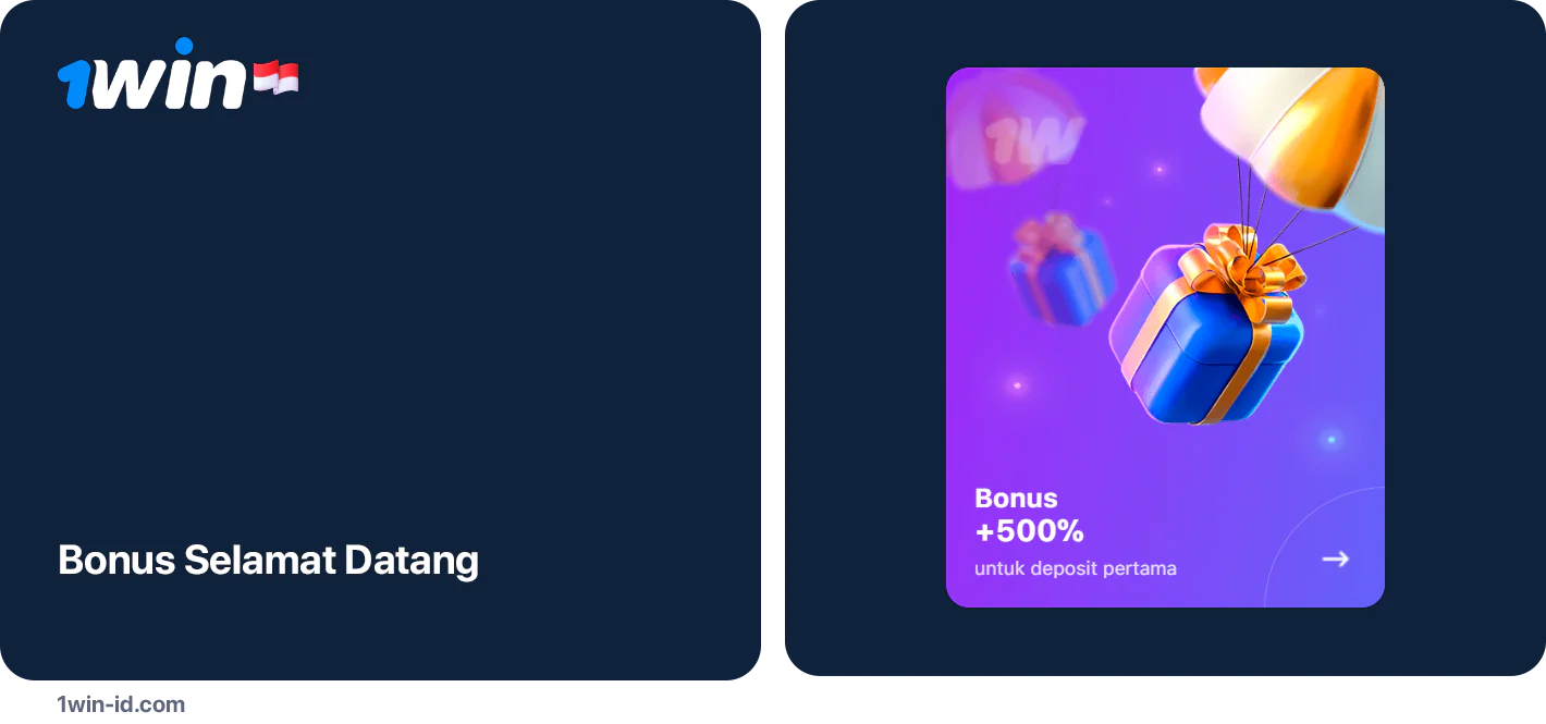 1Win Menawarkan Bonus Besar untuk Pendatang Baru - hingga 500% dari deposit pertama