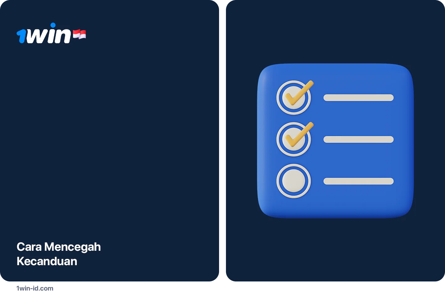 Cara mengidentifikasi kecanduan judi - tes sederhana - 1Win