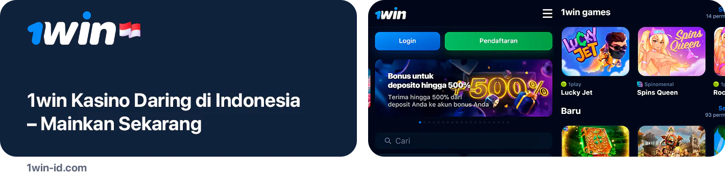 1WIn Kasino Indonesia - Slot dan Permainan Langsung