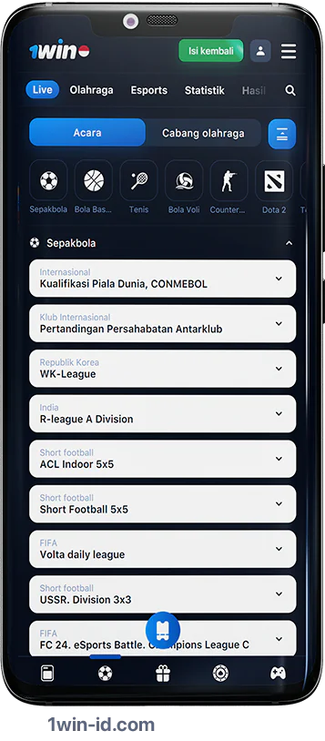 1Win Layar Taruhan Olahraga Indonesia