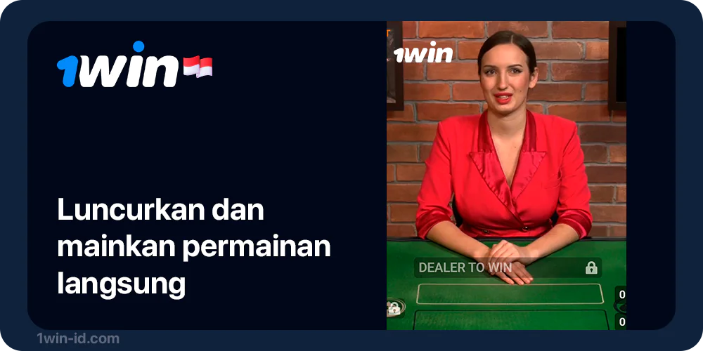 Mulai mainkan permainan kasino langsung dengan uang sungguhan - 1Win Indonesia