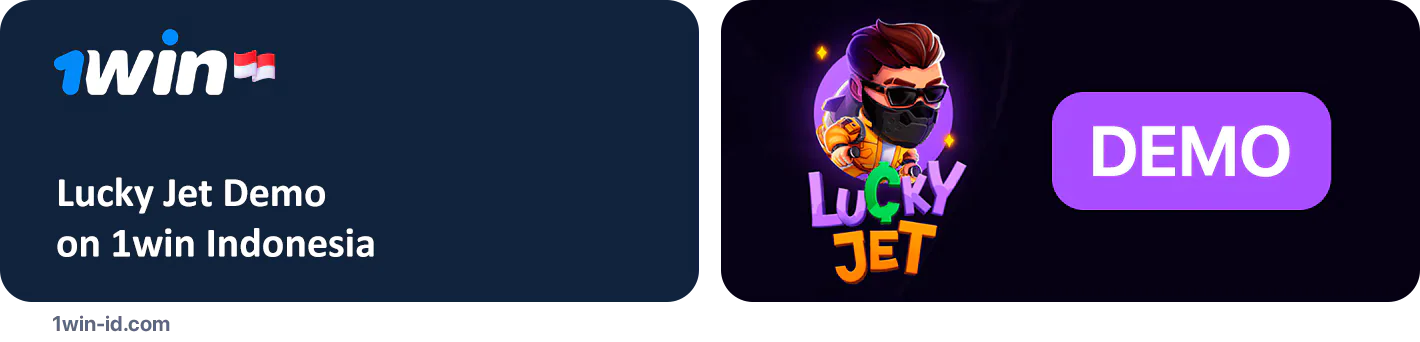 Indonesian players can try Lucky Jet in Demo Mode and move on to real money games - 1Win