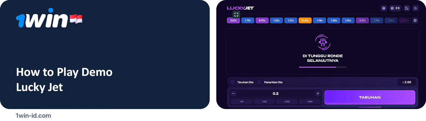 How to start playing 1Win Lucky Jet in demo mode - Instructions - 1Win