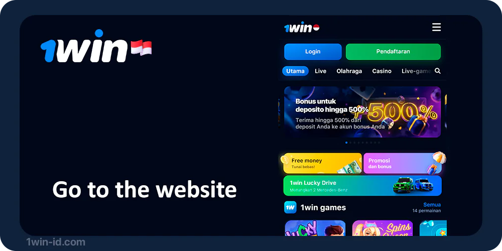 Go to 1Win Website to make Live Bets