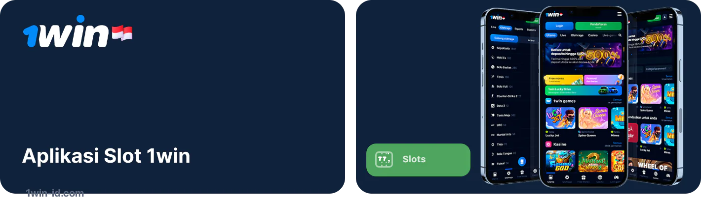 Aplikasi 1win untuk Android dan iOS