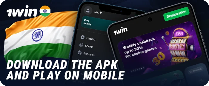 1Win mobile app for Indian users