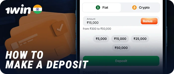 The process of replenishing 1Win account in the mobile app