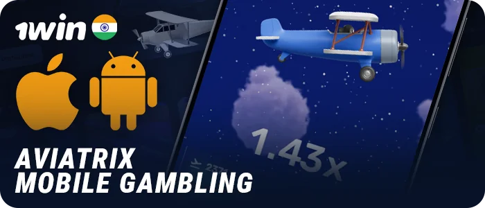 Place bets on Aviatrix via the 1Win mobile app