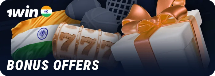 Casino and sports betting bonuses at 1Win India