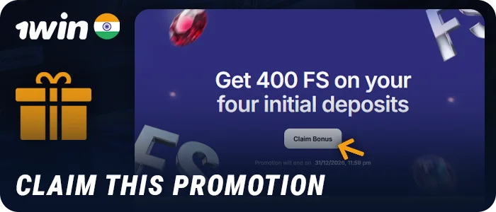 Claim your bonus and start playing at 1Win India