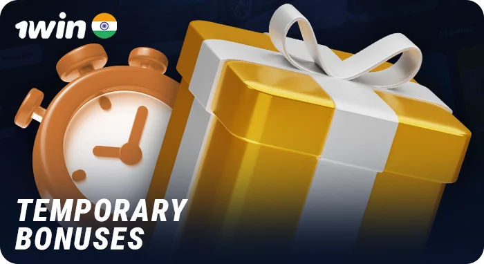 Use temporary bonuses for Indian players at 1Win