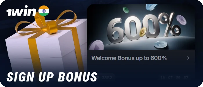 Bonus for new 1Win players from India - get up to 600%