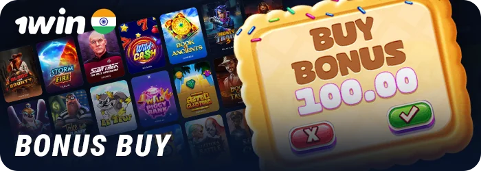 Slots with bonus purchase at 1Win India