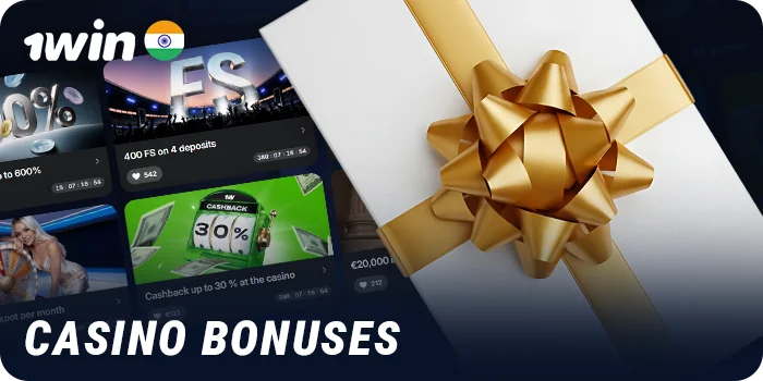 Play at casinos with bonuses for Indian players 1Win