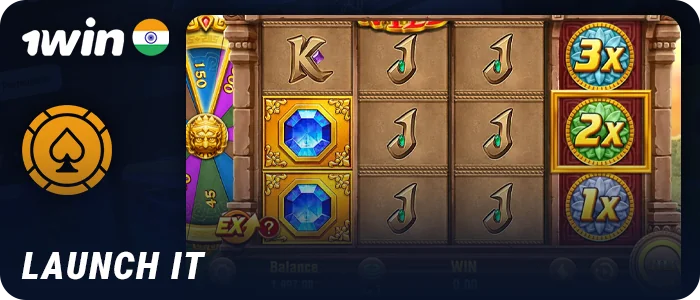 Launch the slot at 1Win Casino and familiarize with the rules