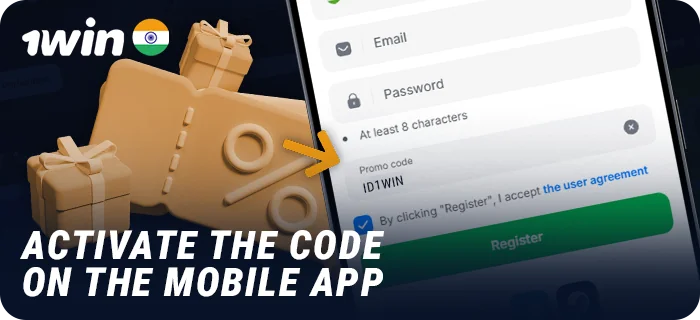 How to use promo codes in the 1Win mobile app