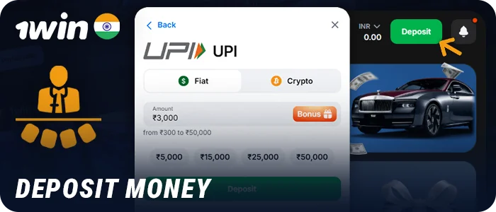 Top up your account to play at 1Win live casino for real money