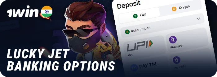 Payments for Indian players at Lucky Jet 1Win
