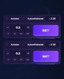 Betting panel in Lucky Jet 1Win