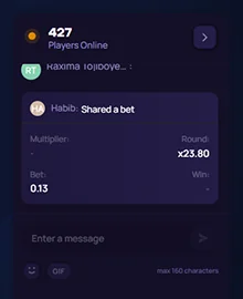 Chat for Indian players Lucky Jet 1Win