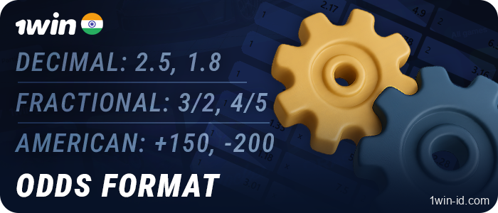 Changing the Odds Format at the 1Win bookmaker