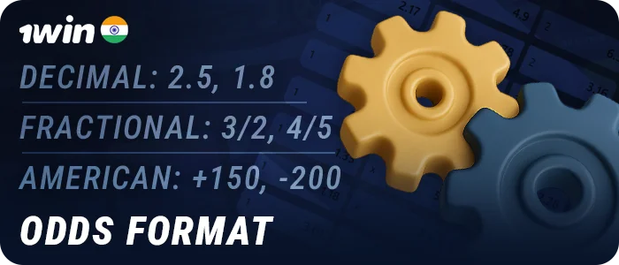 Changing the Odds Format at the 1Win bookmaker