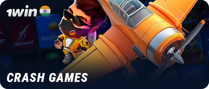 Place bets on crash games at 1Win Casino