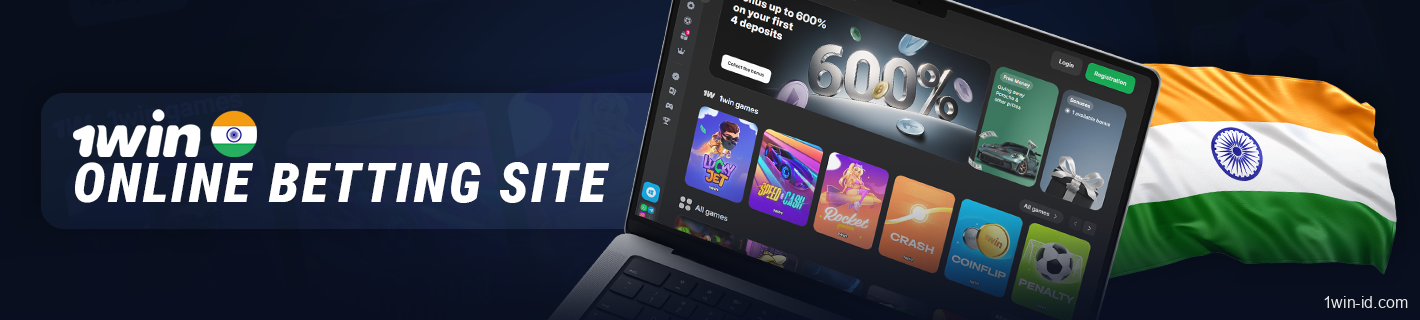 Play at an online casino and bet on sports at 1Win India