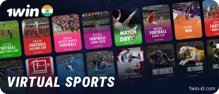 Virtual sports betting on the 1Win website