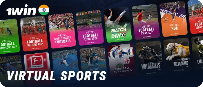 Virtual sports betting on the 1Win website
