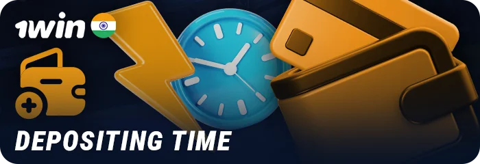 Payment times for deposits at 1Win India